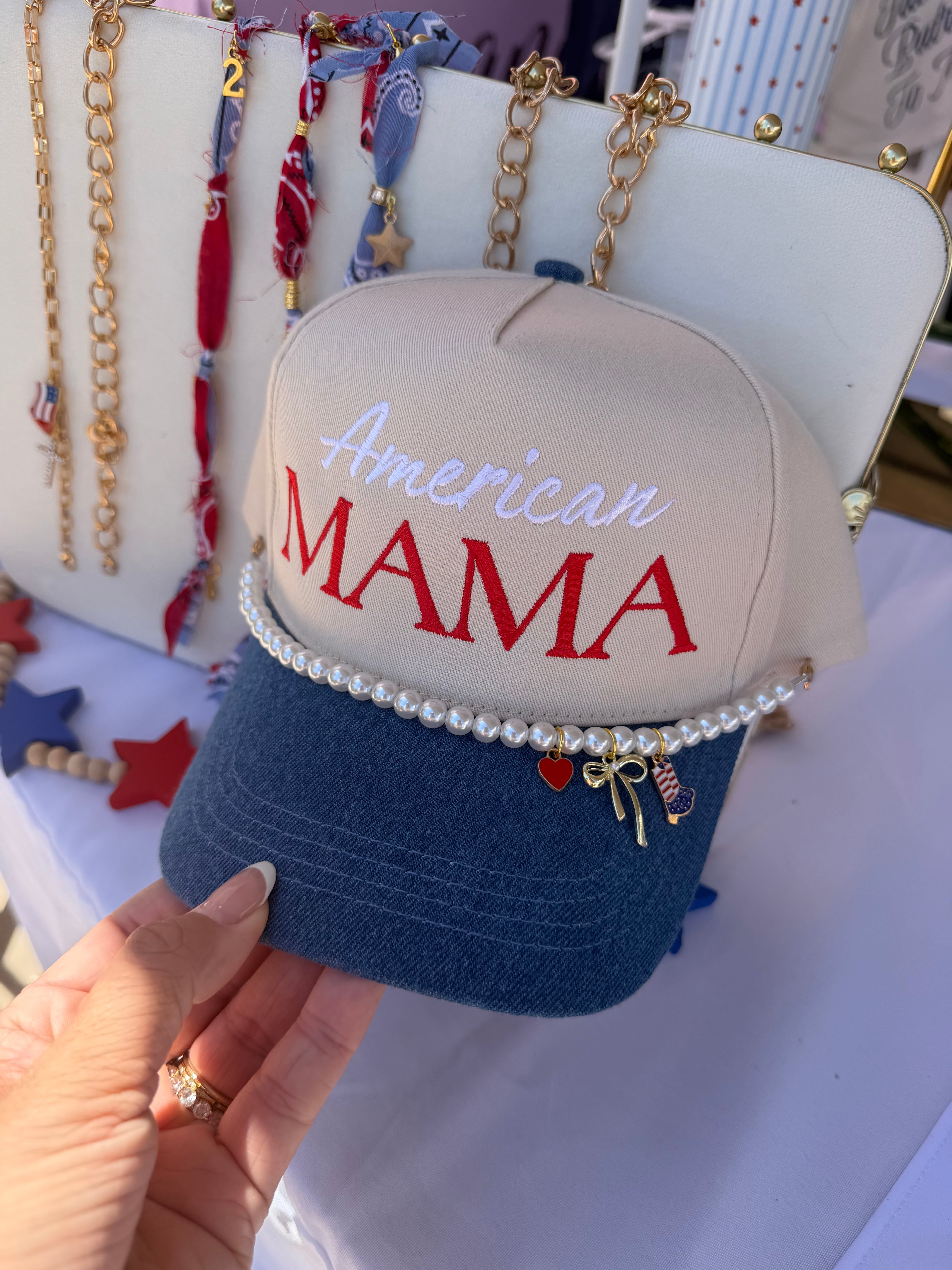 Bows, boots and hearts Hat Chain