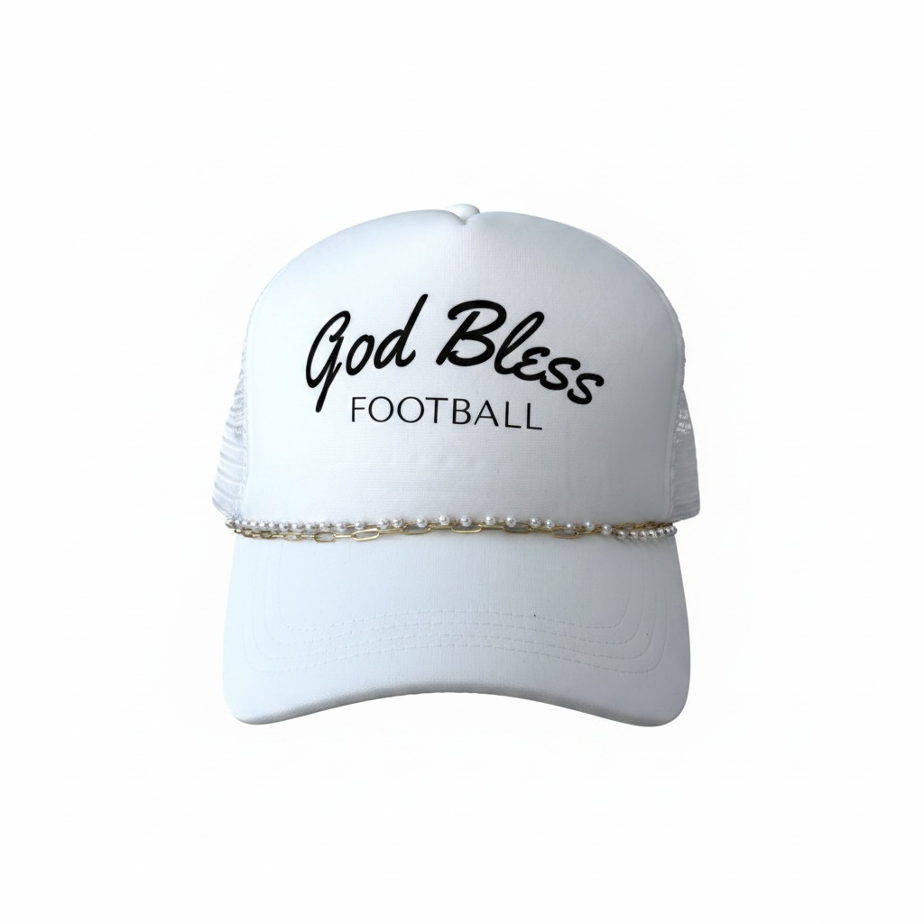 God Bless Football Trucker Hat
