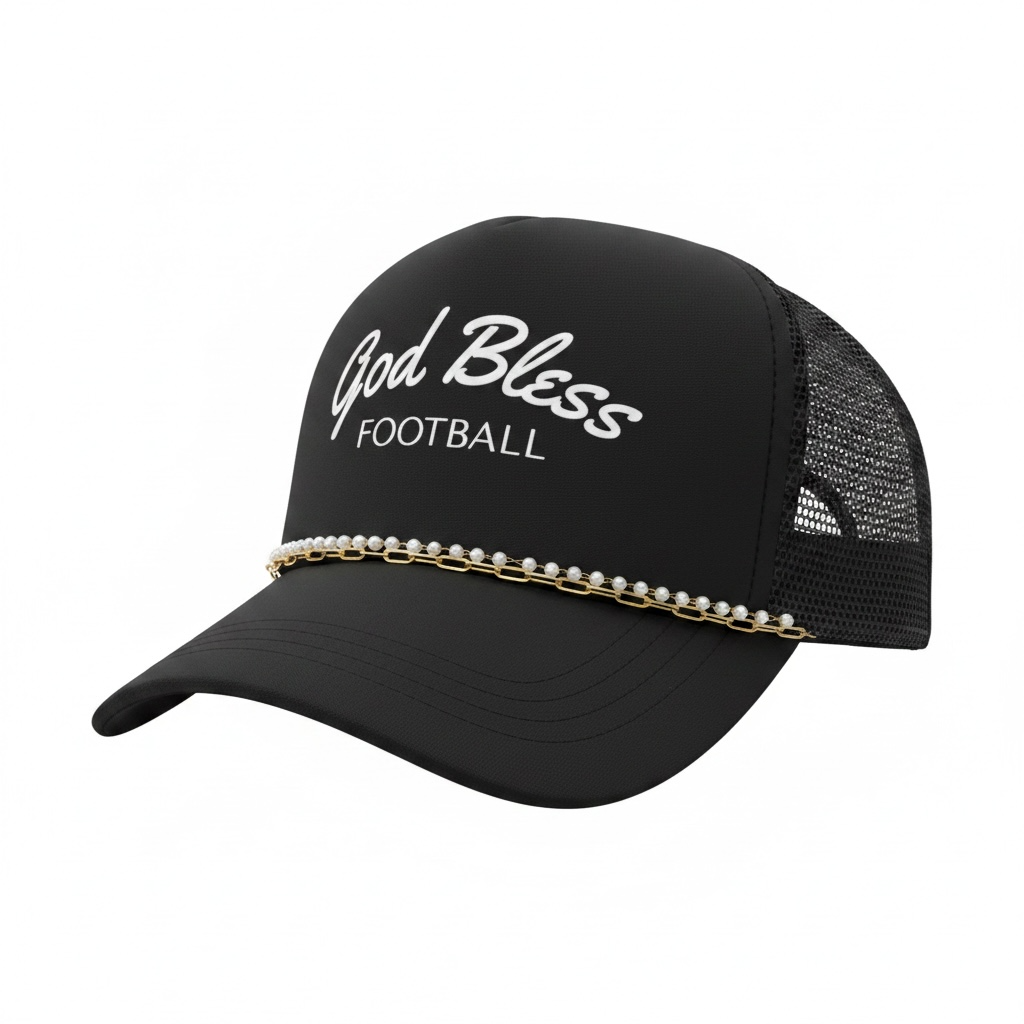 God Bless Football Trucker Hat