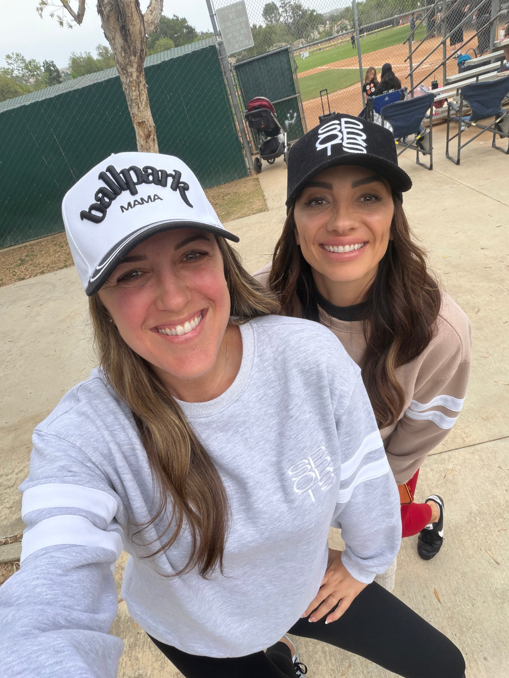 Ballpark Mama Snapback Hat