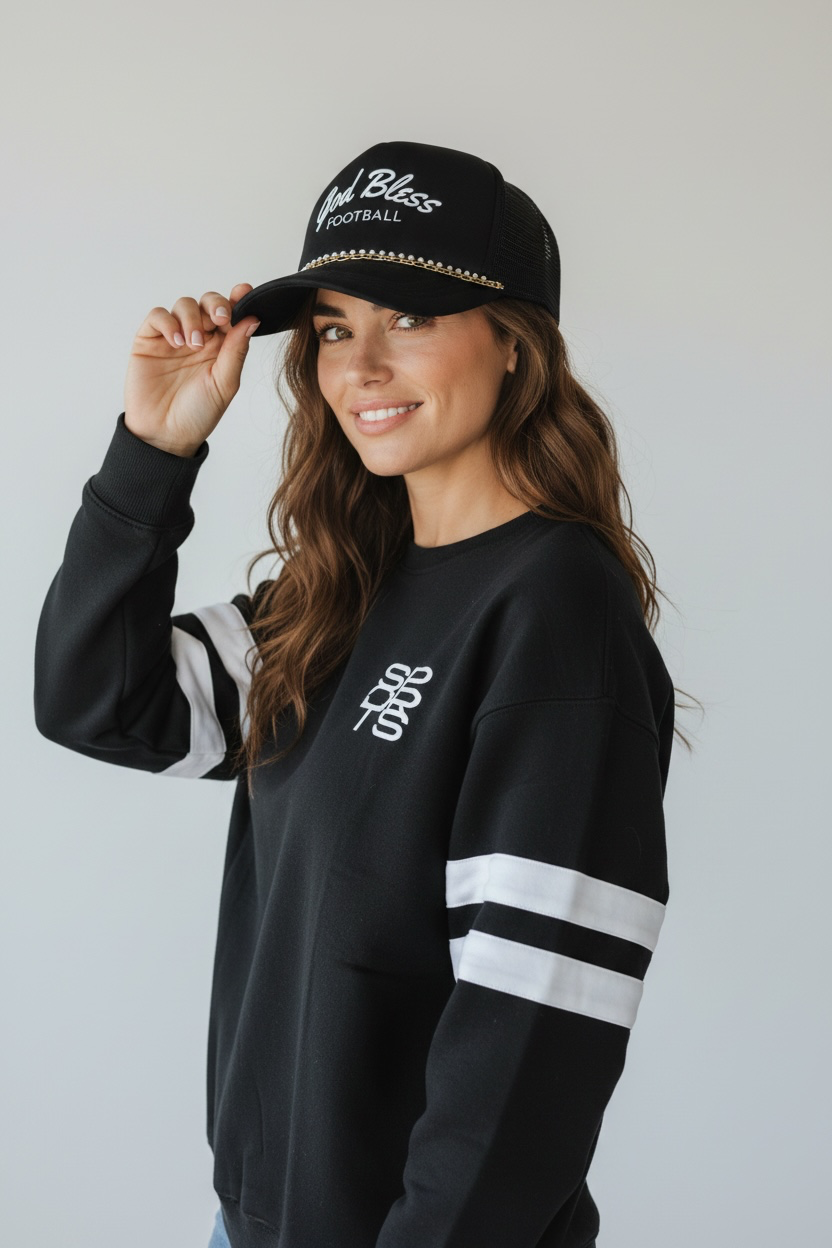 God Bless Football Trucker Hat