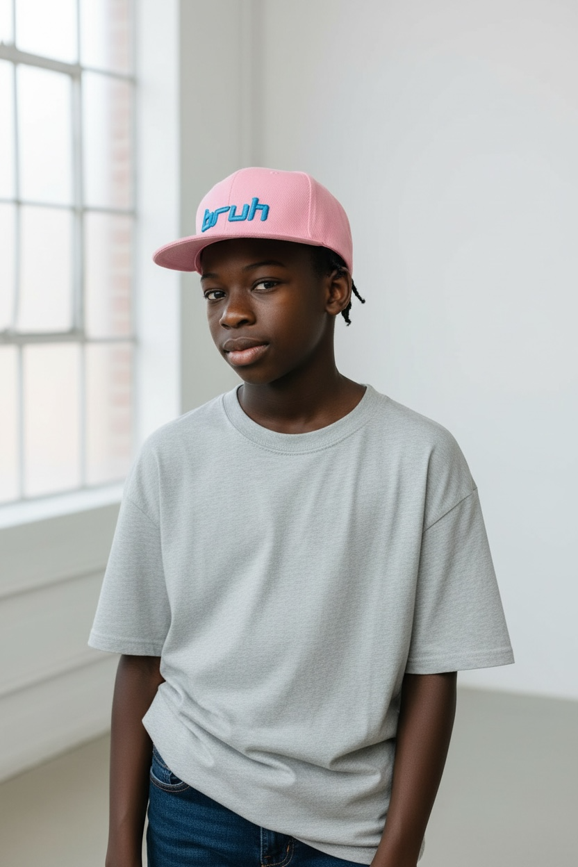 Canvas Bruh Snapback Hat