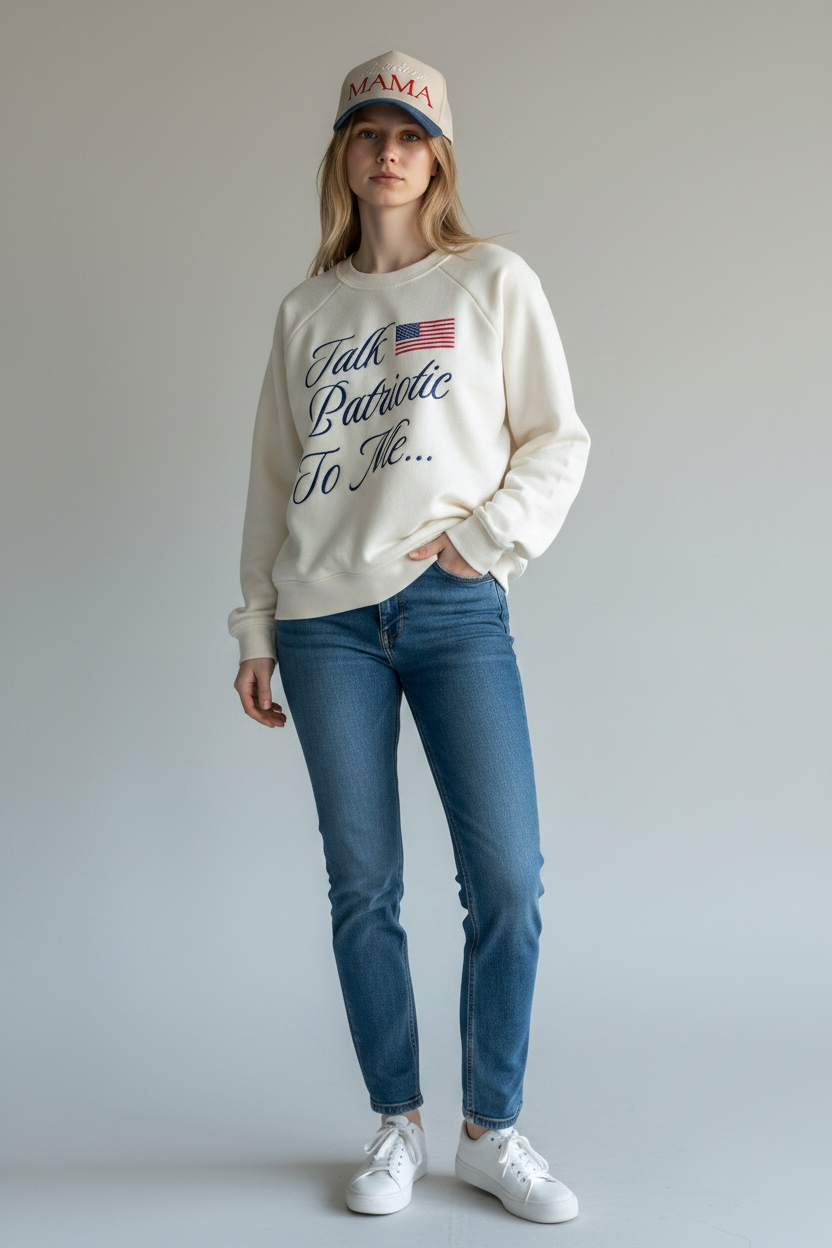 Talk Patriotic to Me Sweatshirt