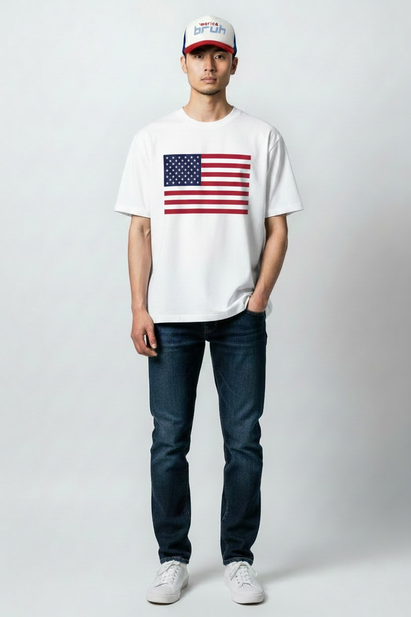 Merica Bruh Snapback Hat